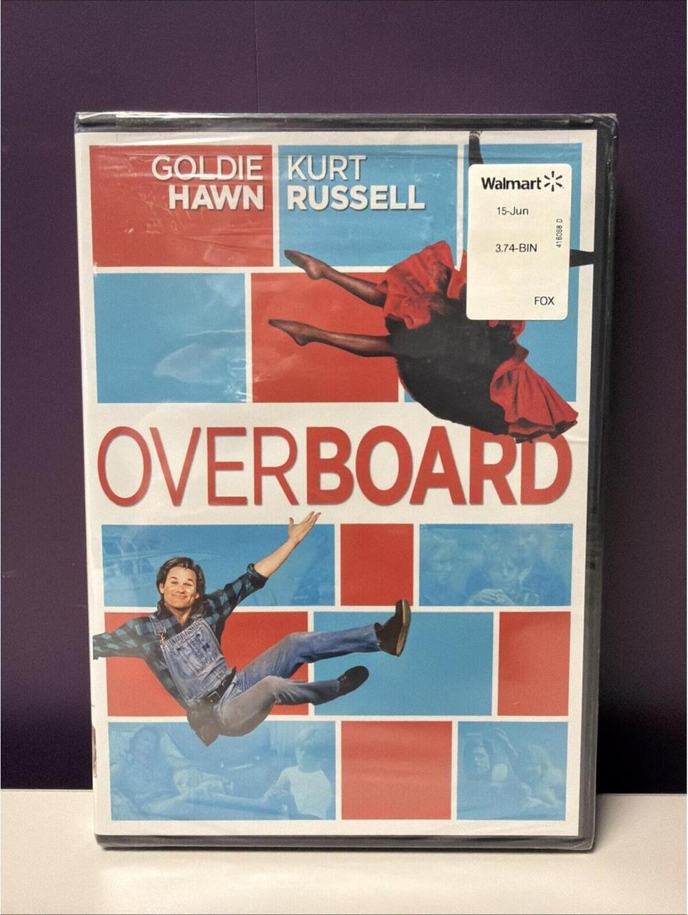 Overboard (DVD, 1987). Goldie Hawn Kurt Russell Brand New Sealed! Widescreen